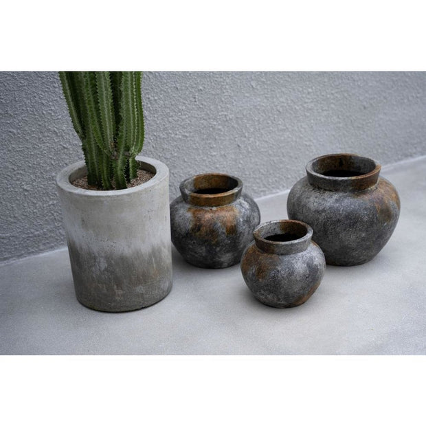 The Funky Vase - Antiek grijs - S