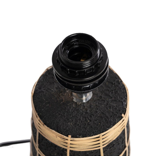 De Skiathos Tafellamp - Natuurlijk Zwart