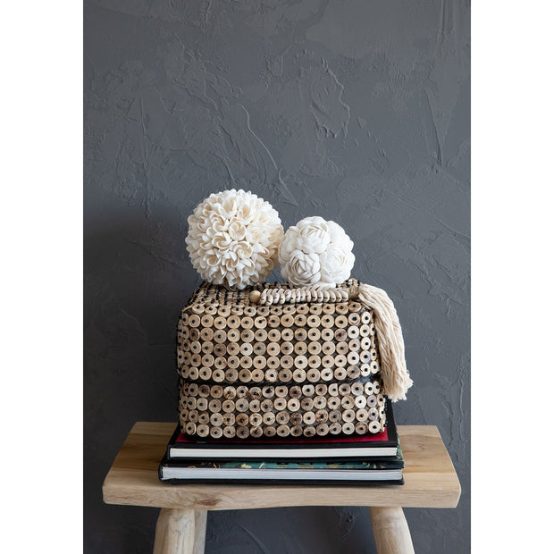 The Coconut Shell Square Basket - Natural - SET2